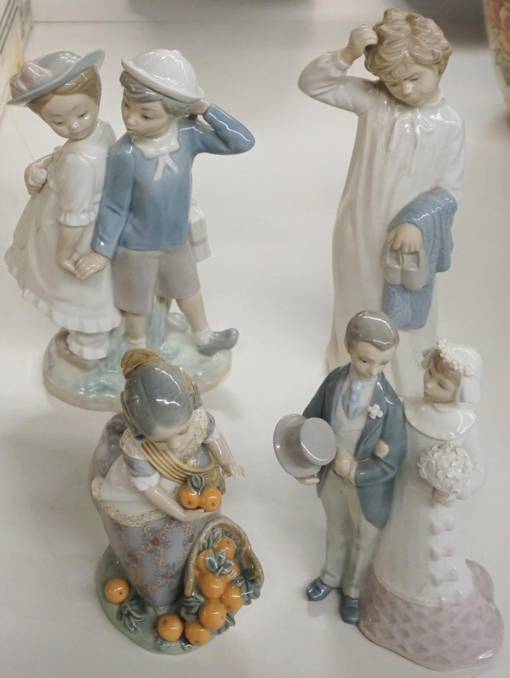 GROUP OF LLADRO AND NAO PORCELAIN 32b0ce