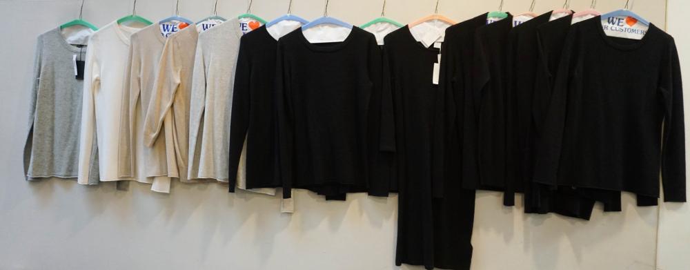 FOURTEEN J. CREW CASHMERE SWEATERS,