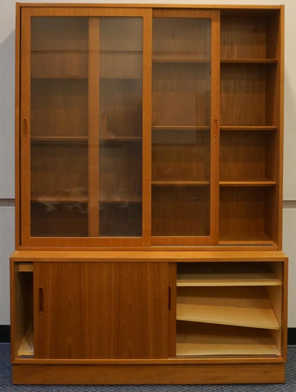 MID-CENTURY MODERN TEAK TWO-PART