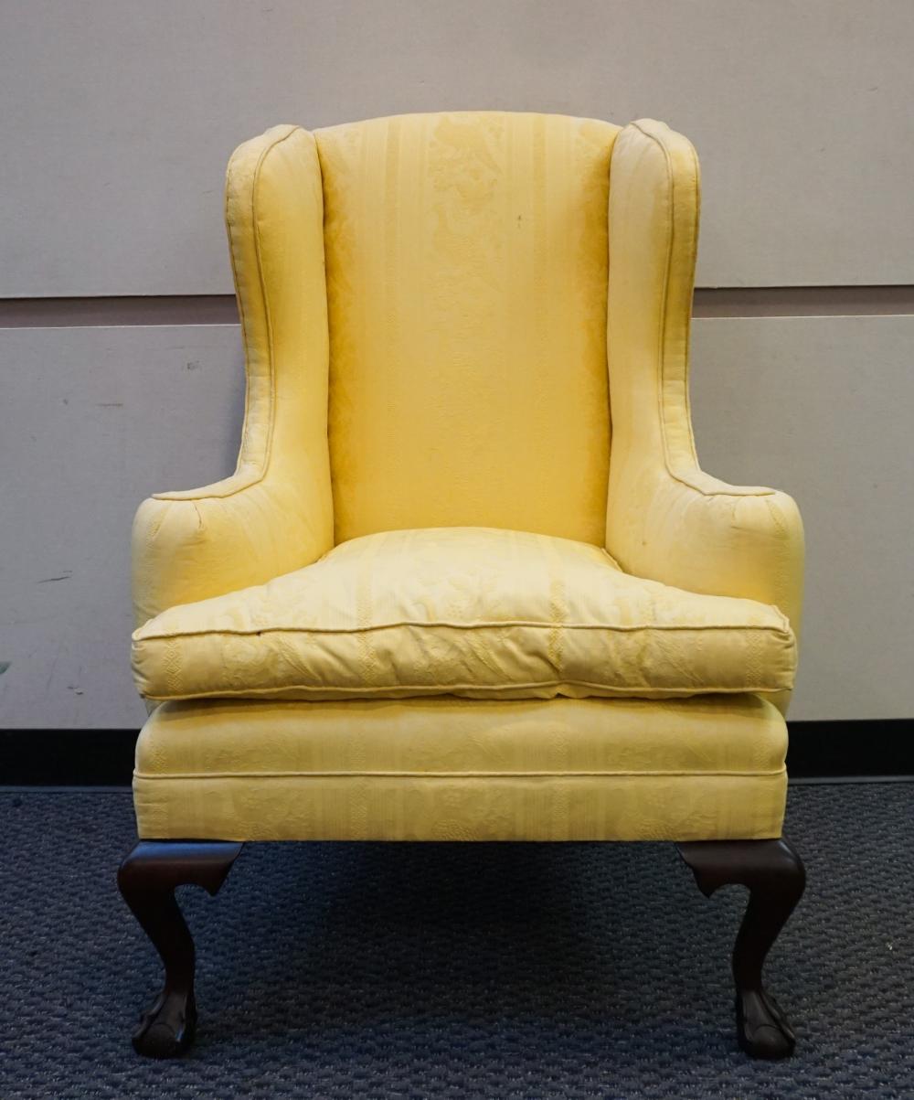 GEORGE III STYLE MAHOGANY YELLOW 32b19a