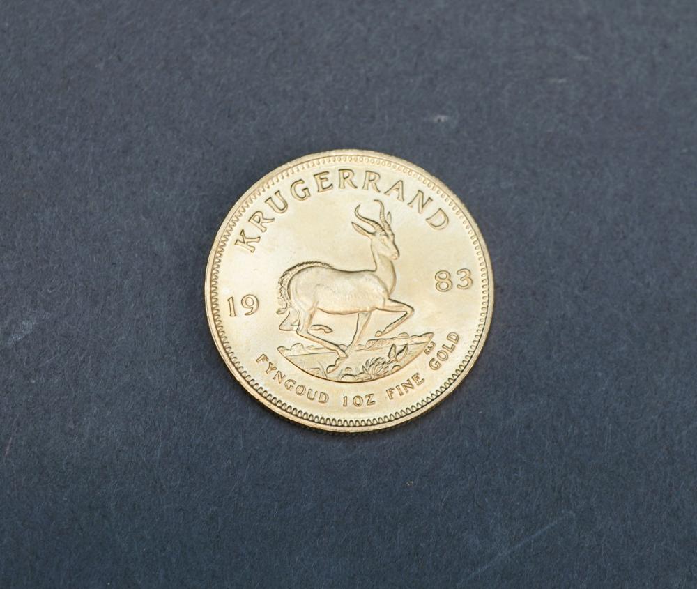 SOUTH AFRICAN 1983 1 OUNCE FINE 32b257