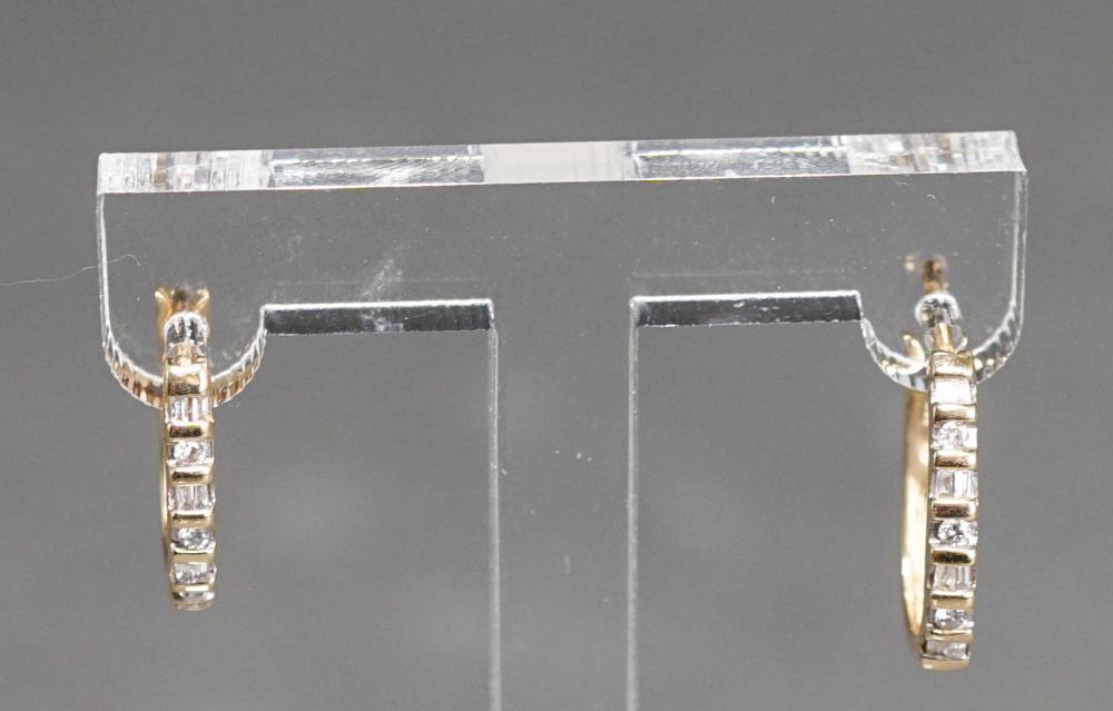 PAIR OF 14-KARAT YELLOW-GOLD AND