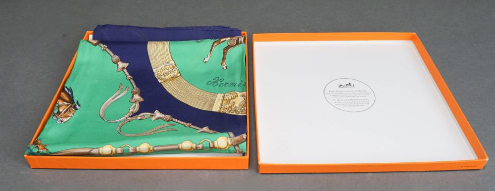 HERMES 'PAMPA' SILK SCARF WITH