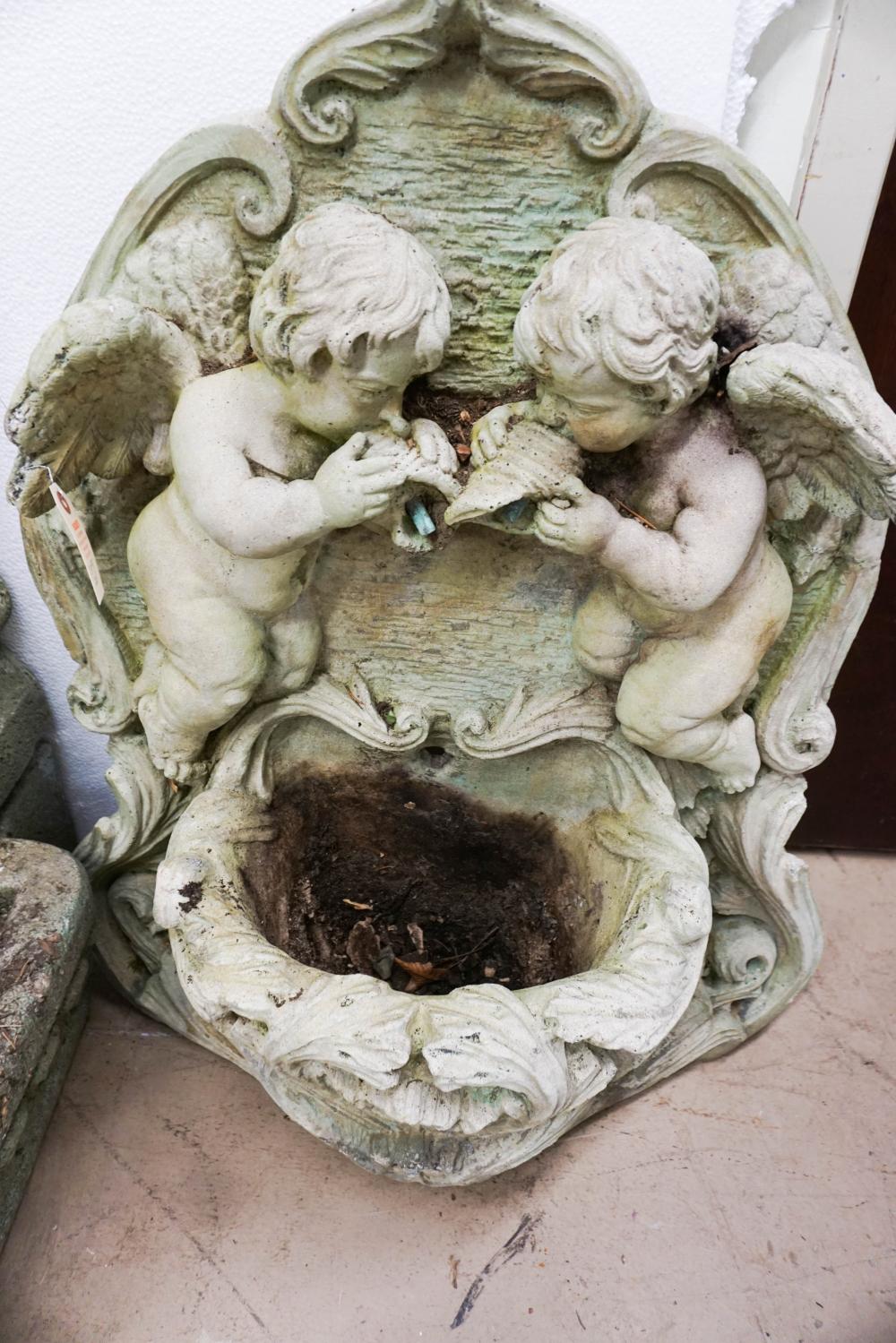 BAROQUE STYLE CAST STONE FOUNTAINBaroque