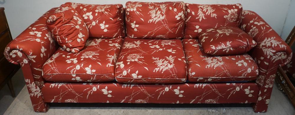 CONTEMPORARY FLORAL UPHOLSTERED