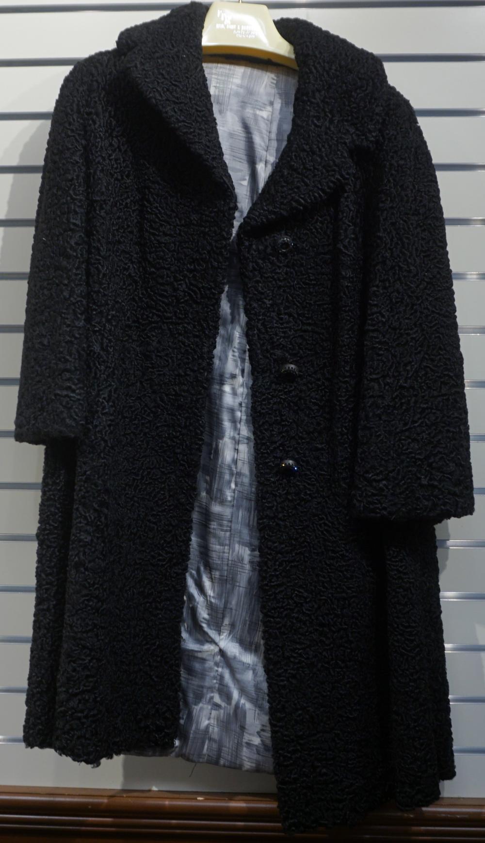 PERSIAN BLACK LAMB'S WOOL JACKET,