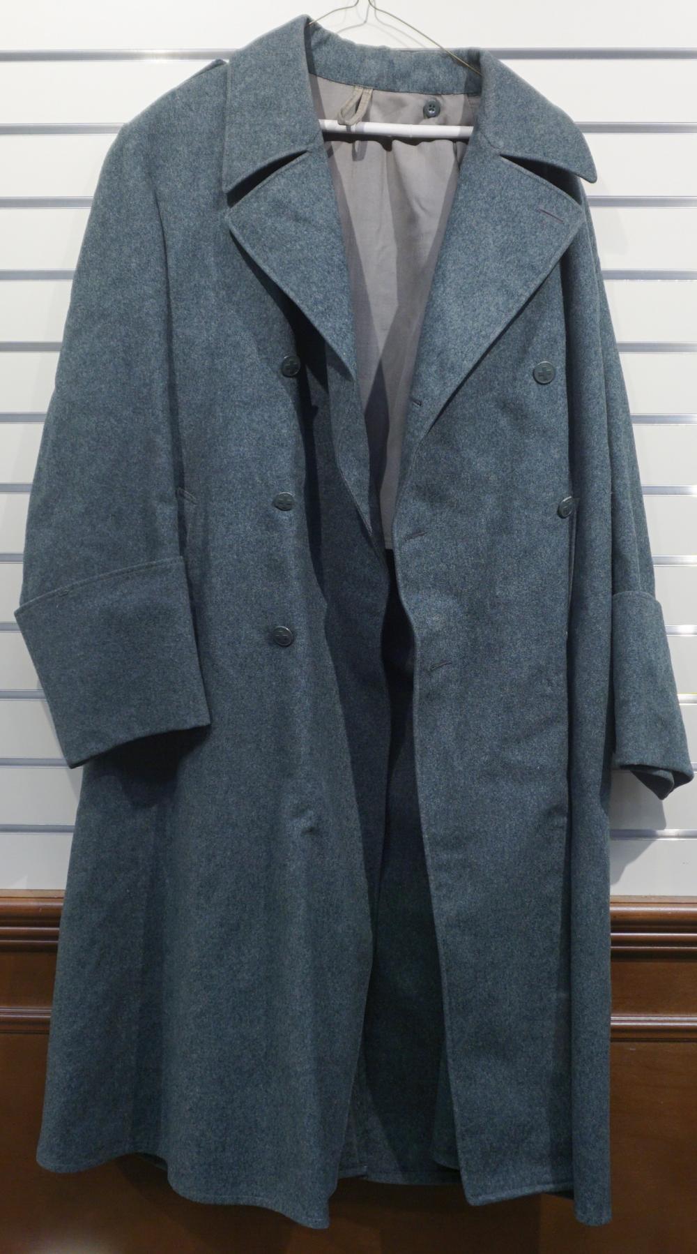 GREEN WOOL TRENCH COATGreen Wool 32b590