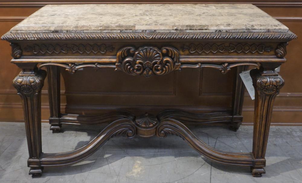 NEOCLASSICAL STYLE STAINED FRUITWOOD
