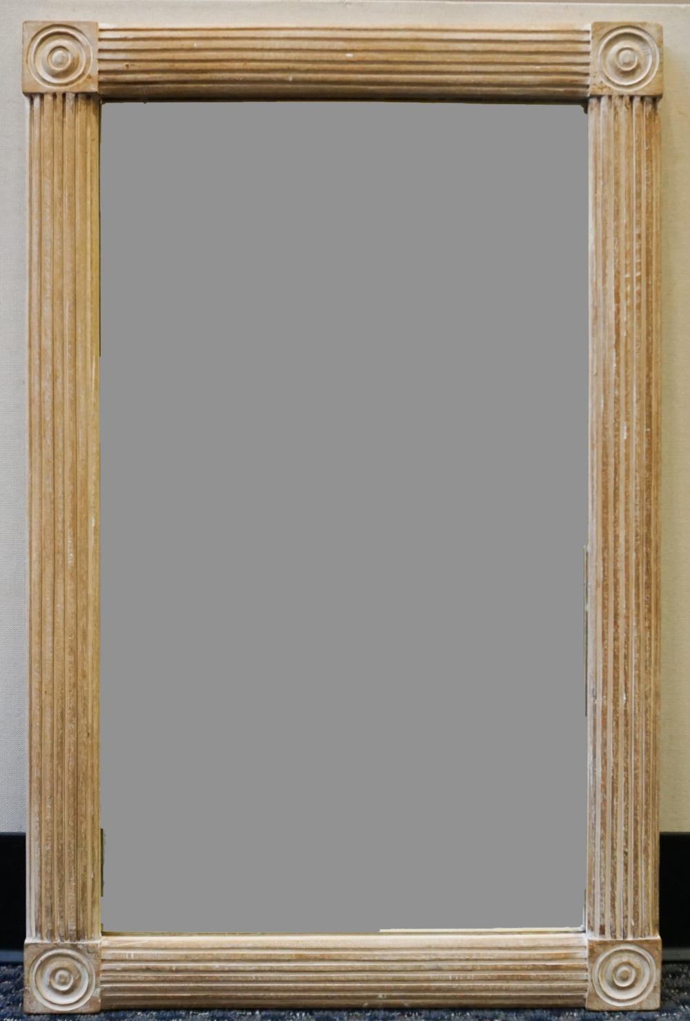 DISTRESS STYLE WOOD FRAME MIRROR, 32