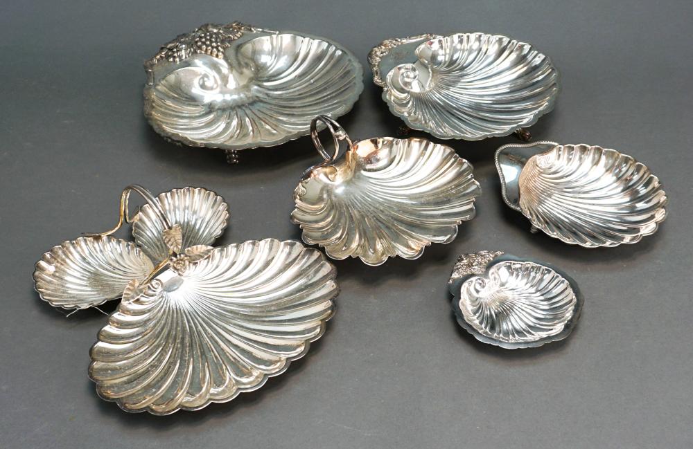 SIX ASSORTED ENGLISH SILVERPLATE