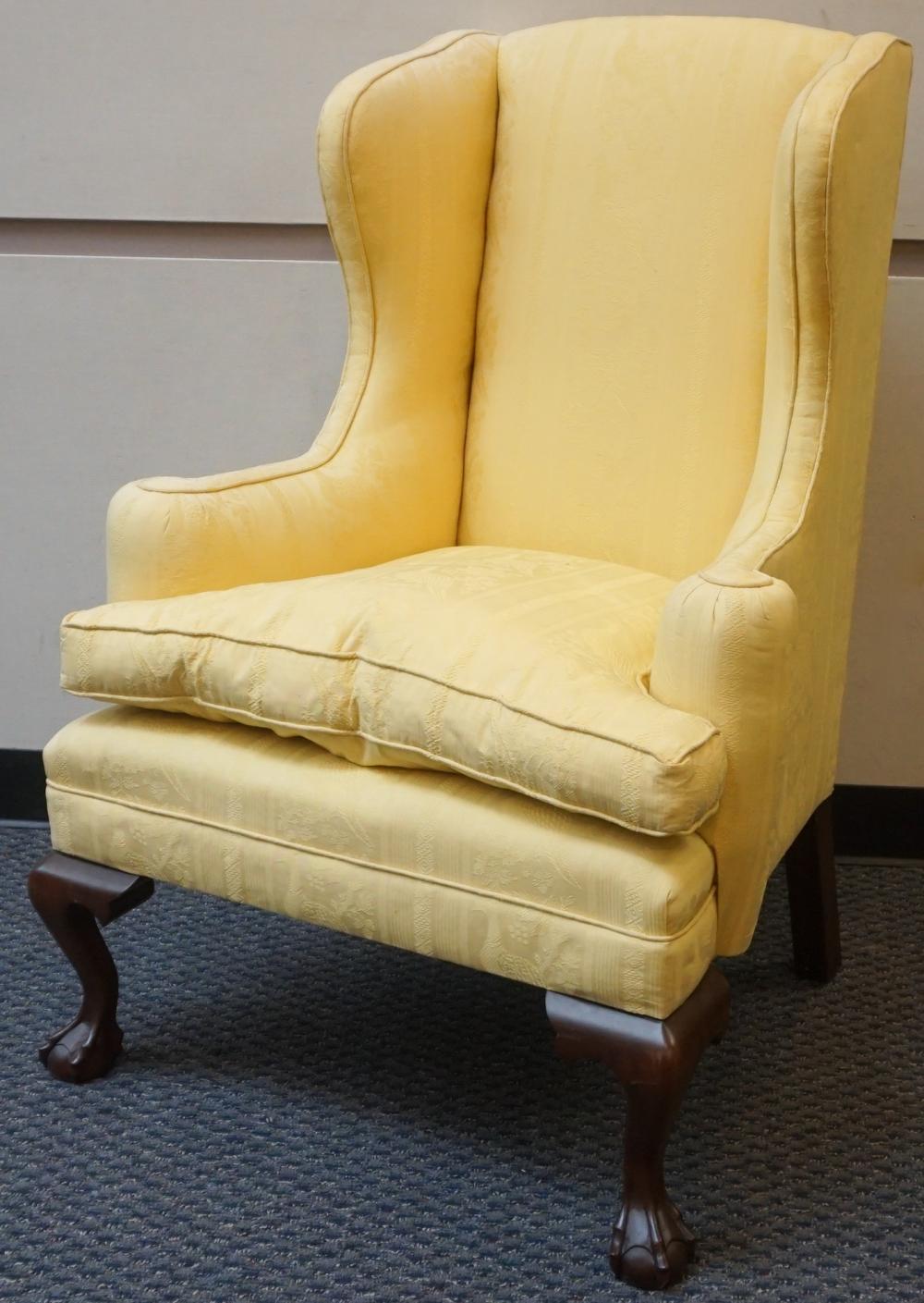 CHIPPENDALE STYLE MAHOGANY YELLOW