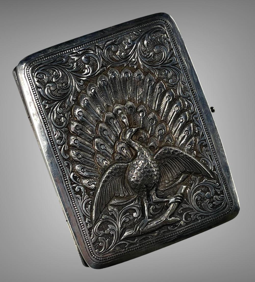 SOUTHEAST ASIAN SILVER CARD CASE,