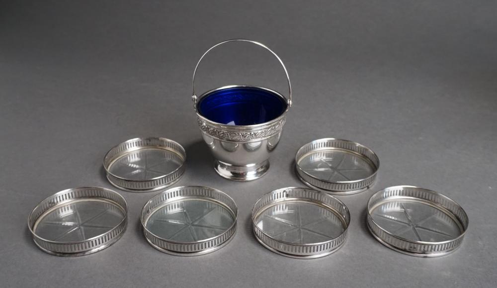 STERLING SILVER AND COBALT GLASS 32b693