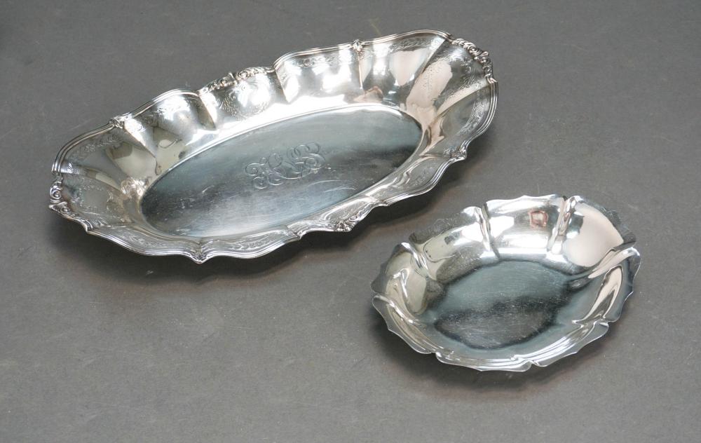 AMERICAN STERLING SILVER ROLL TRAY