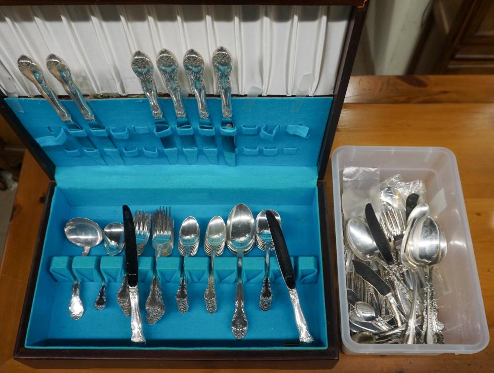 COLLECTION WITH ASSORTED SILVER