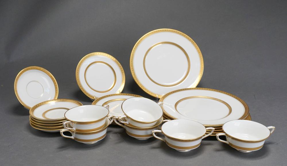 MINTON GOLD BAND PORCELAIN 24 PIECE 32b6ee