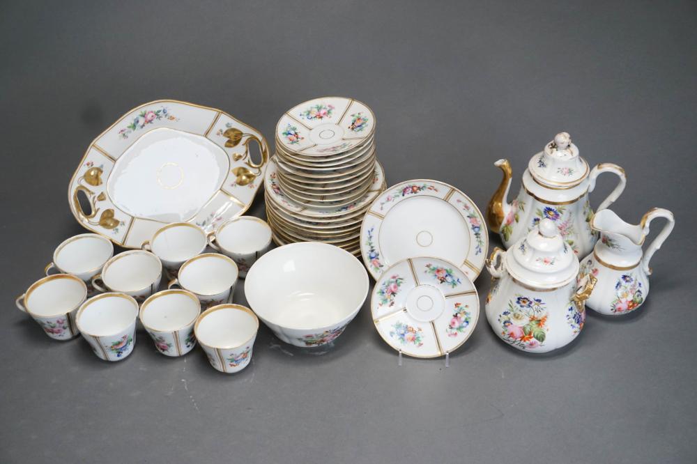 OLD PARIS PORCELAIN FLORAL AND 32b6ef