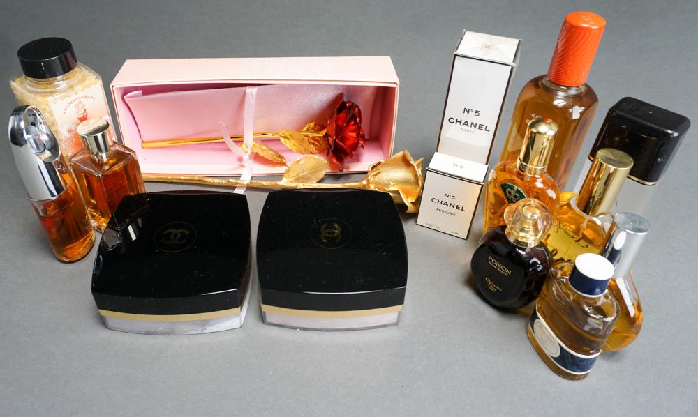 GROUP OF ASSORTED COSMETICS, PERFUME,