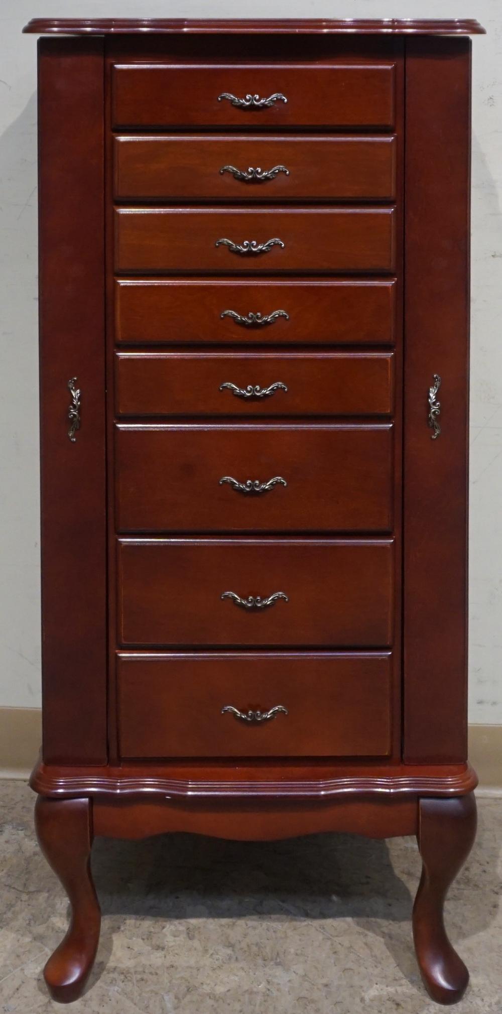 PROVINCIAL STYLE CHERRY STAINED MAHOGANY