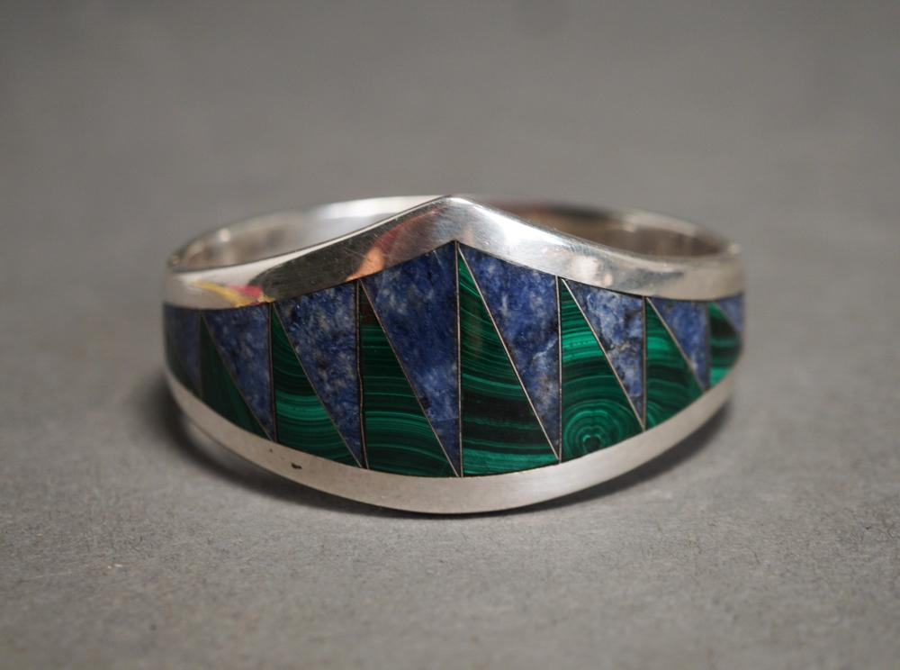 MEXICAN STERLING SILVER, MALACHITE AND