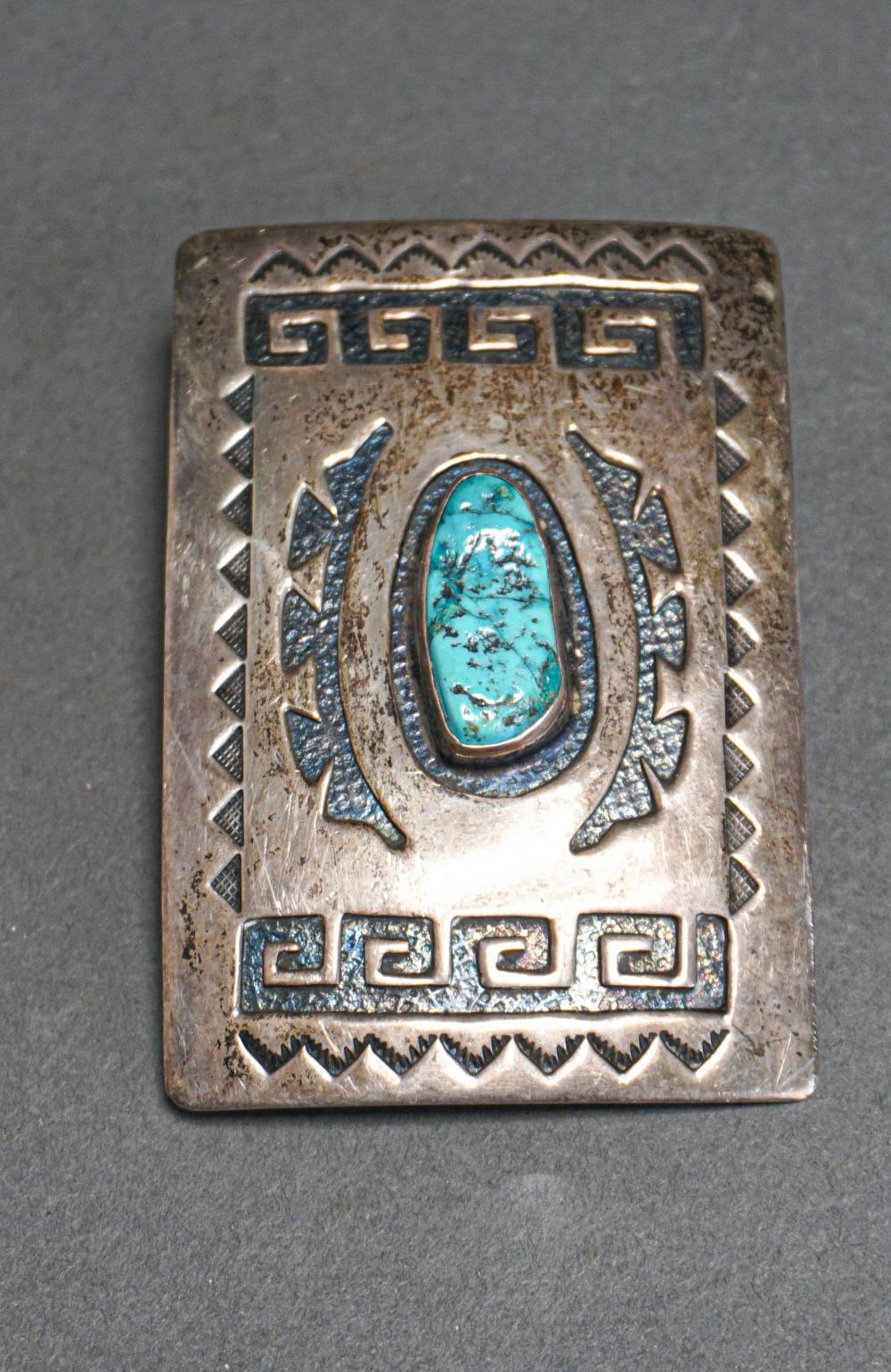 NAVAJO STERLING SILVER TURQUOISE