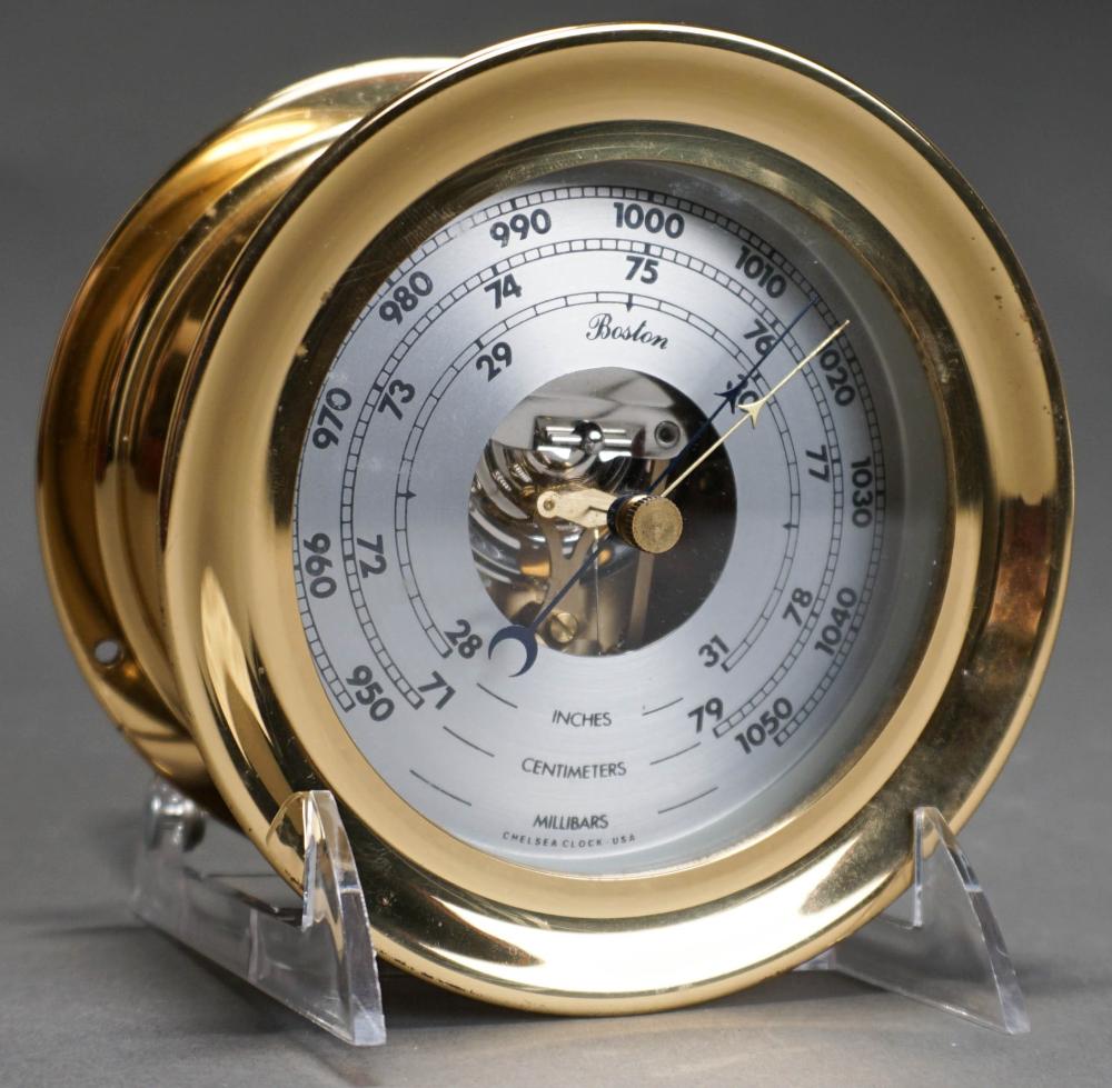 CHELSEA CLOCK COMPANY BRASS CASE SHIPS