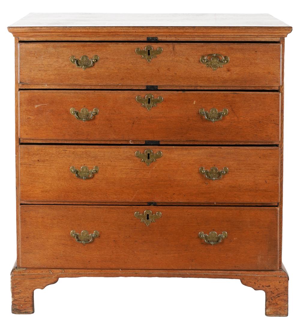 ENGLISH OAK CHEST OF DRAWERS19th 32e007