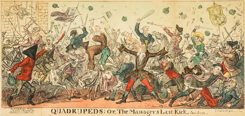 GEORGE CRUIKSHANK (1792 - 1878): QUADRUPEDSQuadrupeds;