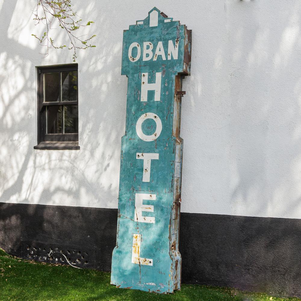 CHRISTIAN AUDIGIER OBAN HOTEL SIGNsalvaged