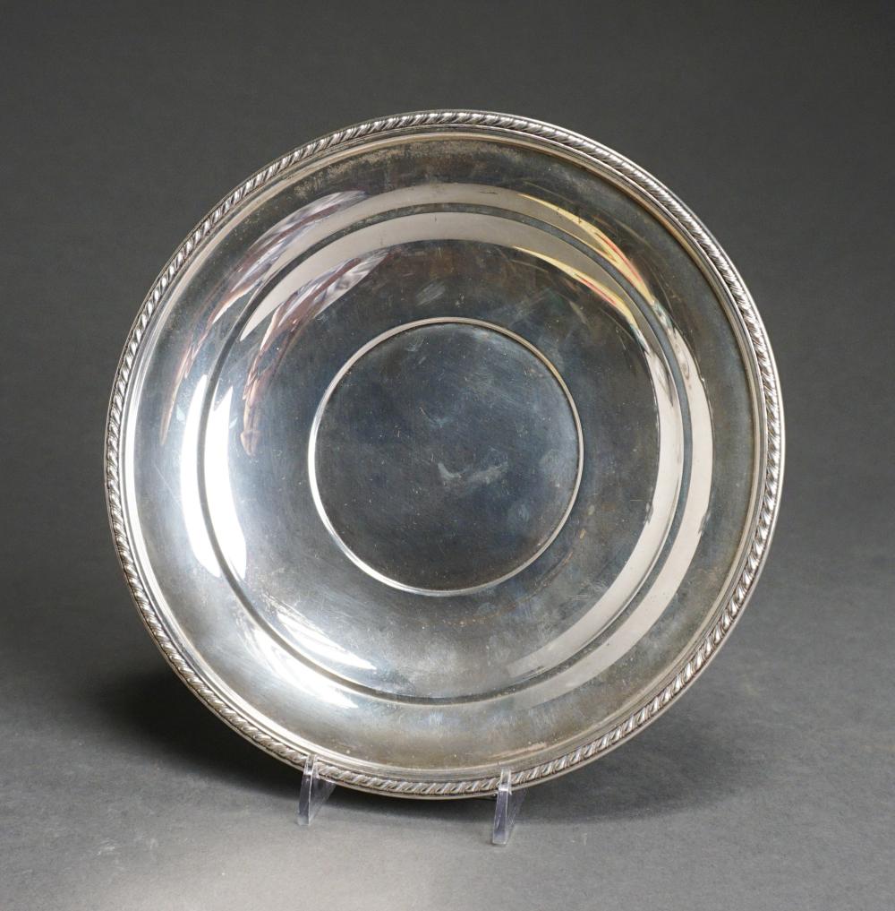 AMERICAN STERLING SILVER CAKE PLATE,