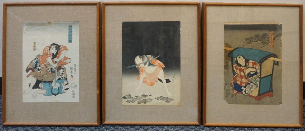 VARIOUS UKIYO E ARTISTS ACTORS  32e1ae