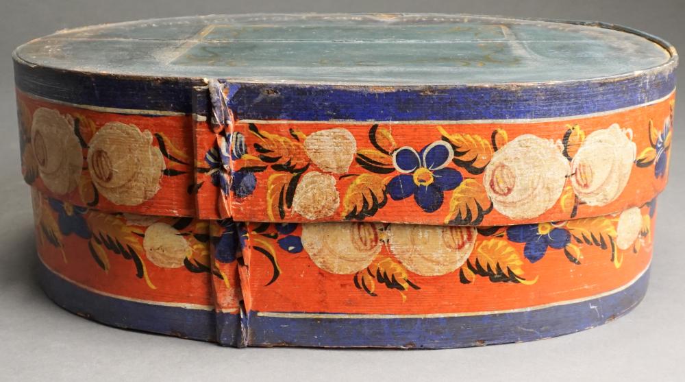 COUNTRY ROSEMALING DECORATED POLYCHROME