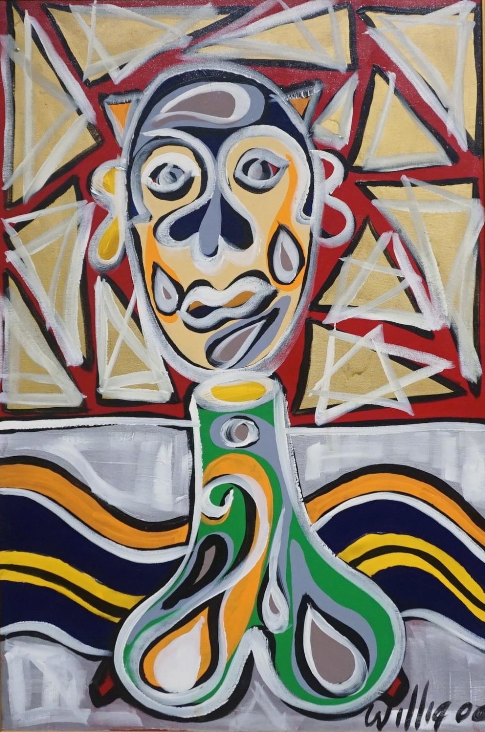 20TH CENTURY SCHOOL ABSTRACT MAN  32e22e