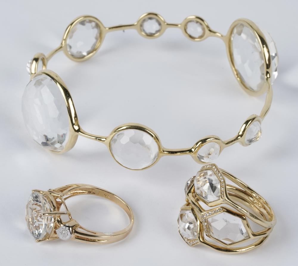 GROUP OF ASSORTED YELLOW GOLD &