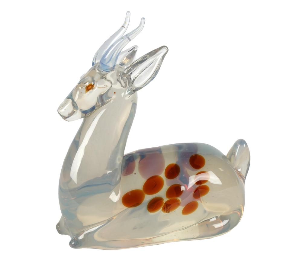 GIULIANO TOSI MURANO GLASS DEER 32e39c