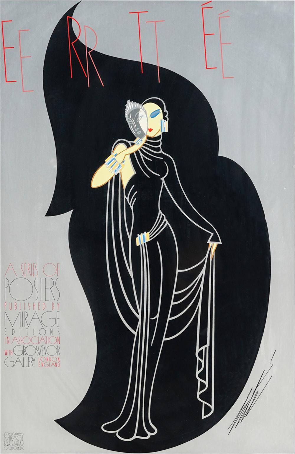 ERTE POSTERMirage Editions Santa 32e3cb