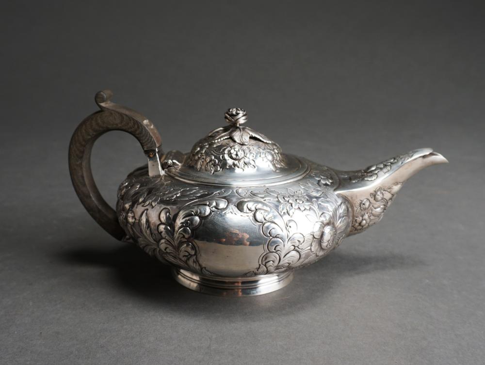 GEORGE IV REPOUSSE SILVER TREEN