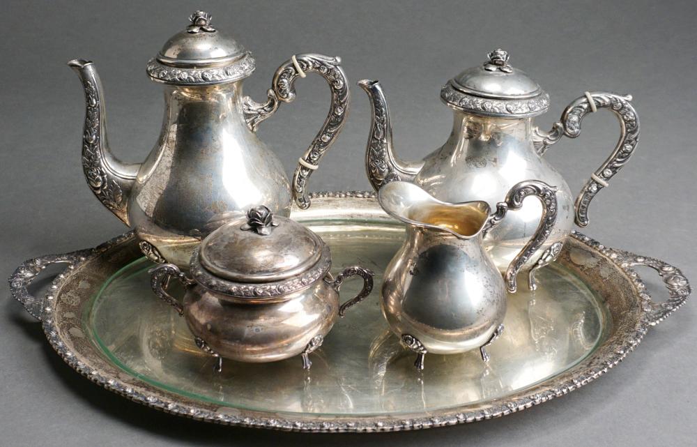 STERLING SILVER FOUR PIECE COFFEE 32e459
