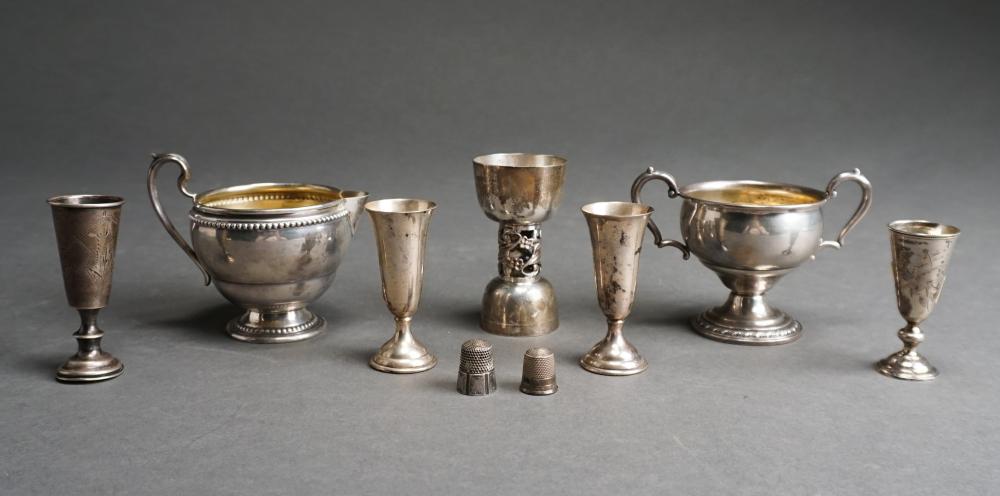 GROUP OF ASSORTED STERLING AND