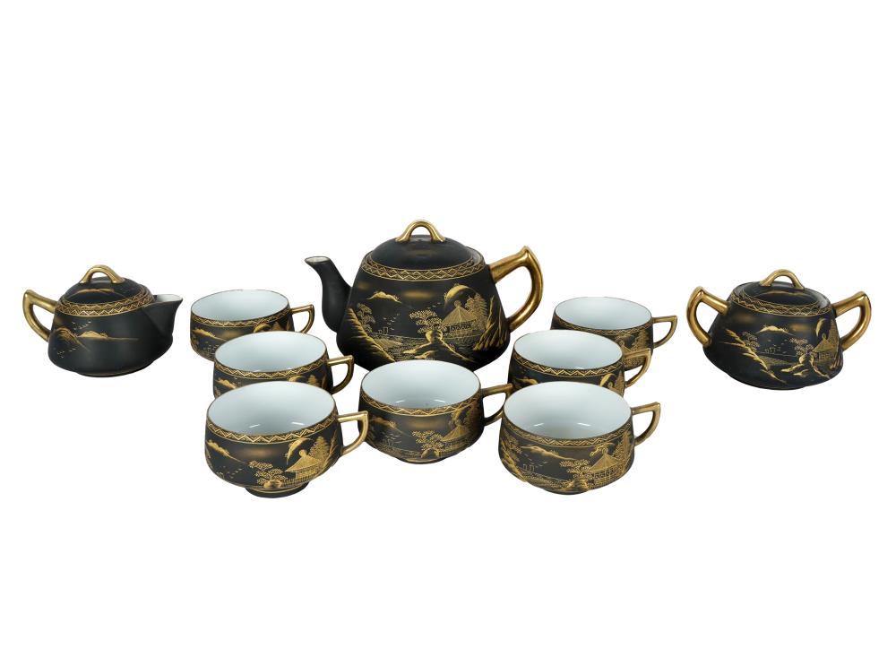 JAPANESE PORCELAIN TEA SERVICEgilt 32e55b