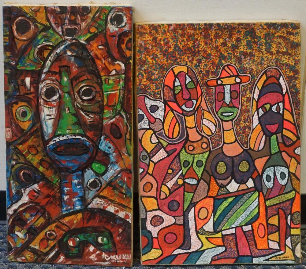 AFRICAN SCHOOL 20TH CENTURY ABSTRACTS 32e5b6