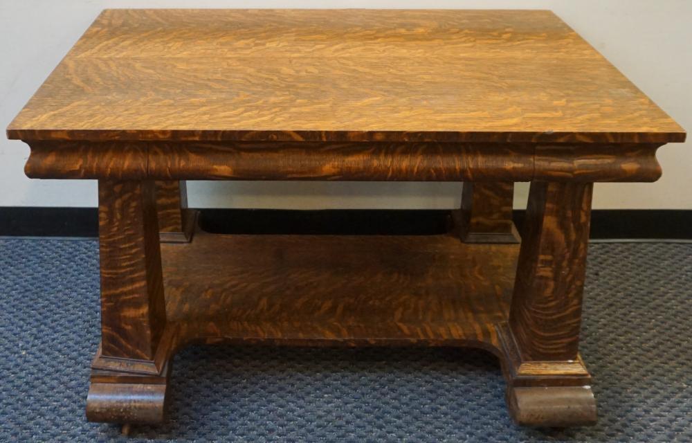 CLASSICAL STYLE OAK CONSOLE TABLE,