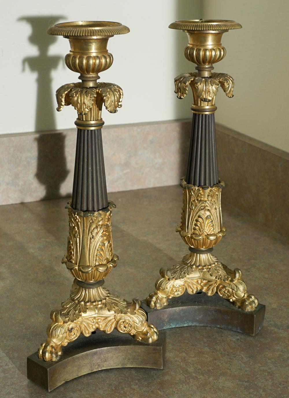 PAIR OF LOUIS PHILIPPE GILT BRONZE 32e6e5