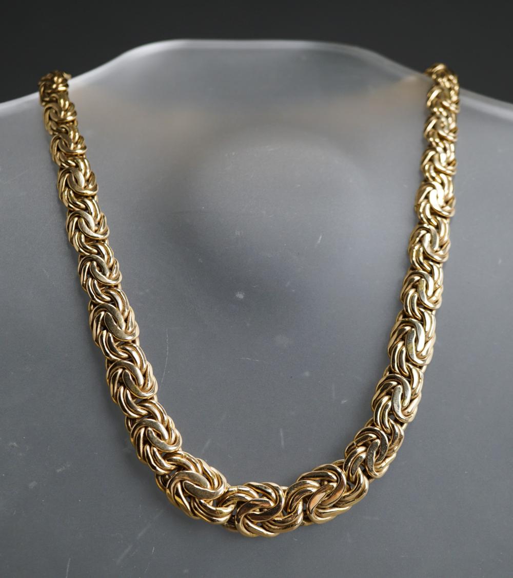 14 KARAT YELLOW GOLD BYZANTINE  32e6f0