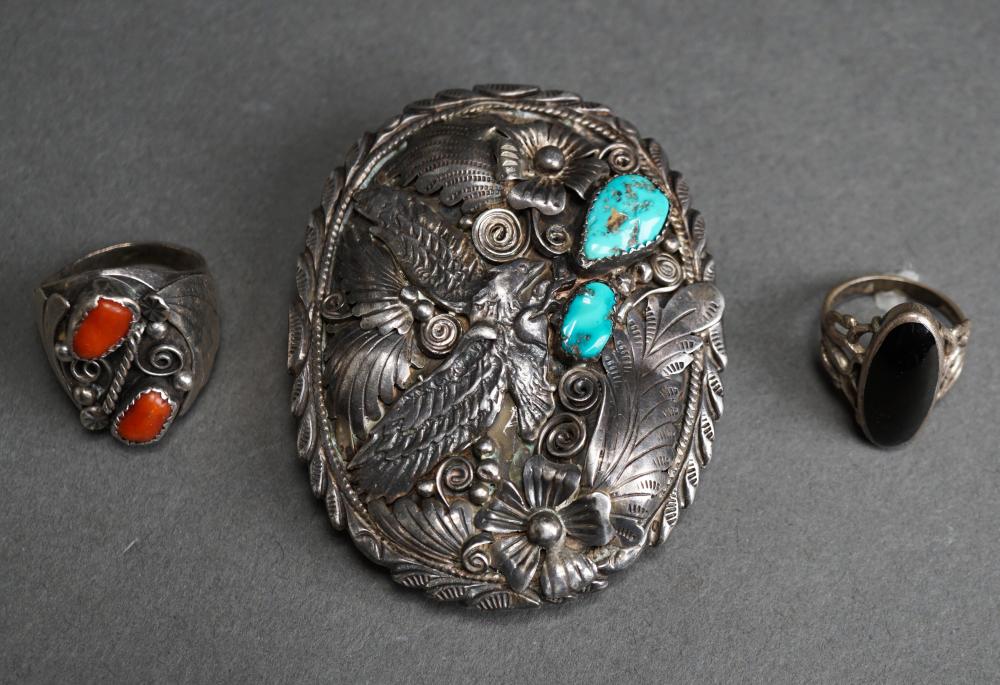 SOUTHWEST SILVER AND TURQUOISE BELT