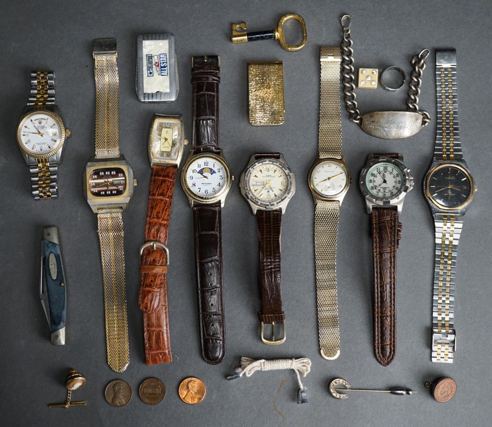 COLLECTION OF ASSORTED MEN S WRISTWATCHES  32e731