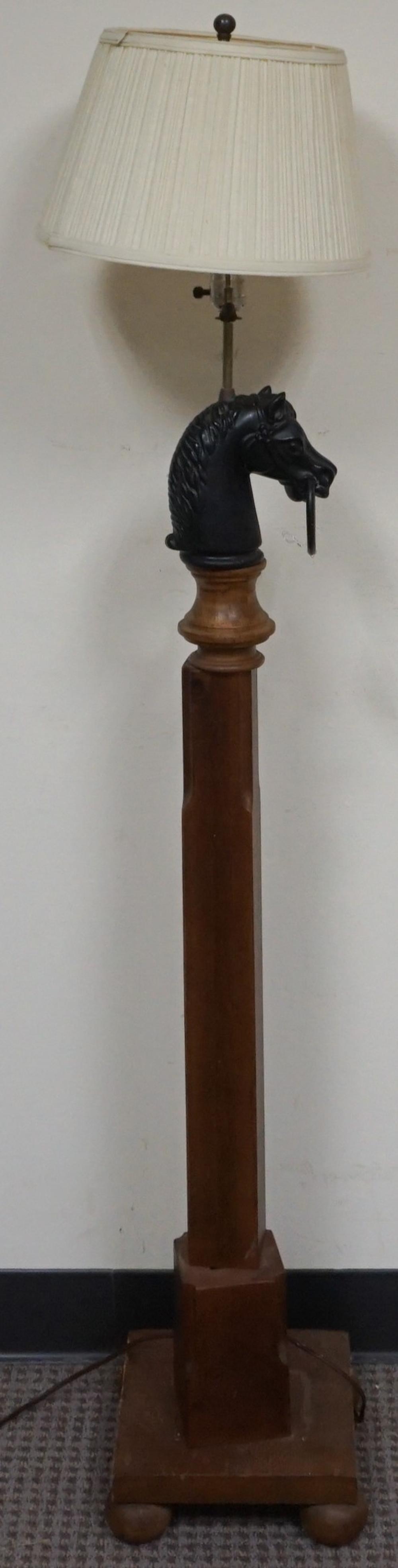 HITCHING POST-FORM FLOOR LAMP,