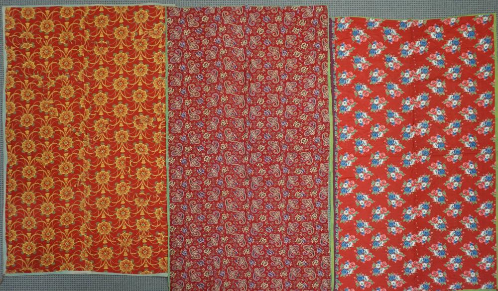 THREE CENTRAL ASIAN BED COVERS WALL 32e89b