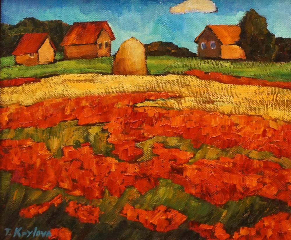 TATIANA KRYLOVA, FARM FIELDS, OIL