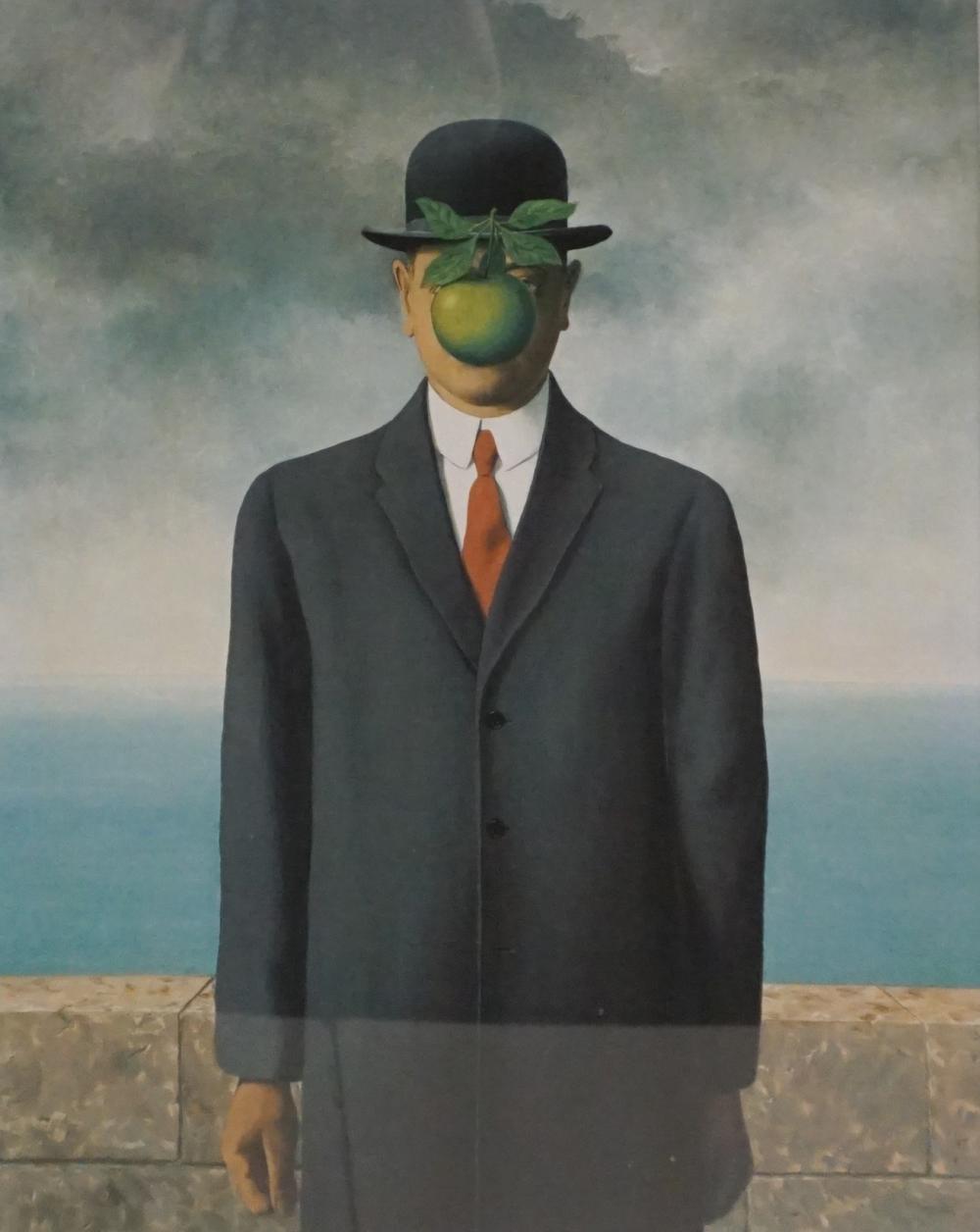 AFTER RENE MAGRITTE, 'THE SON OF